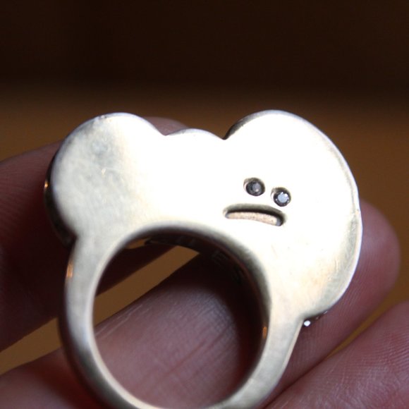 Vintage GILES copper/bronze ? unique angry cloud :) ring SZ. 5.25 - Picture 11 of 16